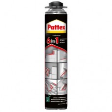 Клей-пена Pattex 6 в 1 профессиональная, под пистолет, 750 мл