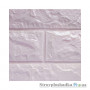 Декоративная самоклеющаяся 3D панель Sticker Wall, кирпич, 12 розовый