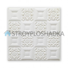 Самоклеющиеся панели на потолок белые, 114 плитка, Sticker Wall, 5 мм
