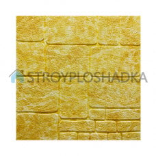 3д панели под камень, Sticker Wall, желтый мрамор, 8 мм
