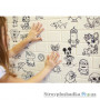 Декоративна самоклеюча 3D панель Sticker Wall, цегла дитяча, біла