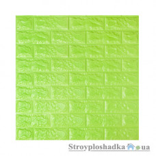Декоративная самоклеющаяся 3D панель Sticker Wall, кирпич, зеленый