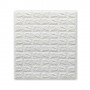 3D панели самоклеющиеся 3D pe foam Wall Sticker, кирпич белый, 6 мм