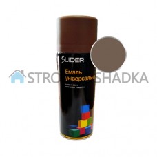 Аэрозольная эмаль Lider, универсальная, коричневая кожа RAL 8027, матовая, 400 мл
