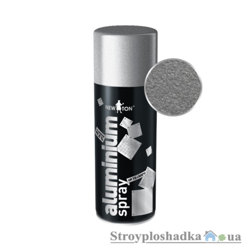 Аэрозольная акриловая эмаль специального назначения NewTon ALUMINIUM SPRAY, 400 мл