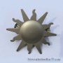 Прищепка декоративная Marcin Dekor Солнце без лица, 80 мм, хром-мат
