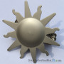 Прищепка декоративная Marcin Dekor Солнце без лица, 80 мм, хром-мат