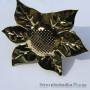 Прищепка декоративная Marcin Dekor Цветок, 80 мм, золото