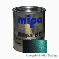 Автоэмаль Mipa BC двухкомпонентная, металлик, 385 Изумруд, 1 л
