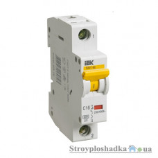 Автоматичний вимикач ІЕК ВА47-60, 6А, 1Р (MVA41-1-006-B)