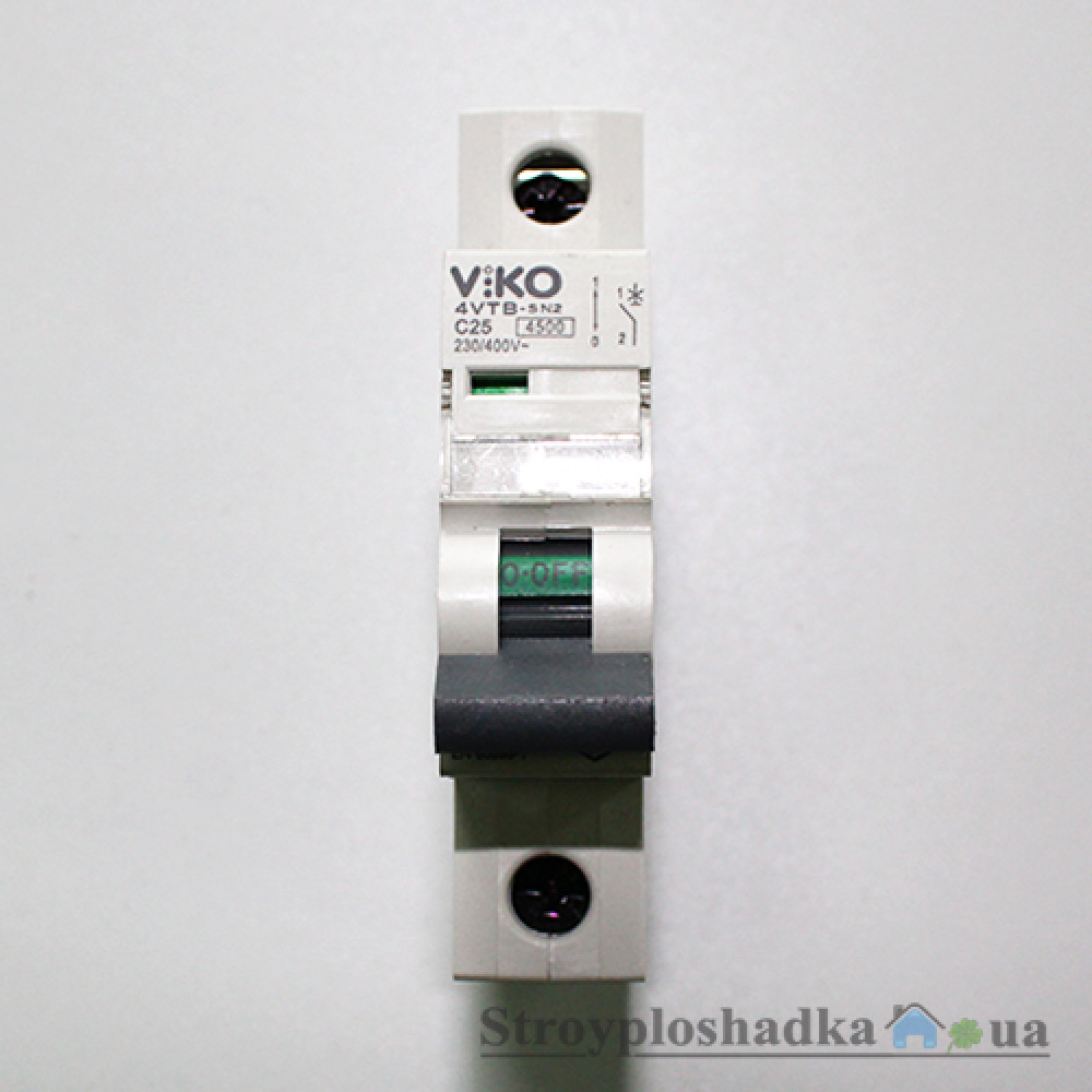 Автоматический выключатель Viko 4VTB-1C25, 25А, 1P, 4.5kA