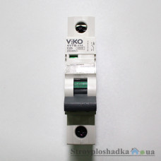Автоматичний вимикач Viko 4VTB-1C25, 25А, 1P, 4.5kA