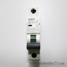 Автоматический выключатель Viko 4VTB-1C63, 63А, 1P, 4.5kA
