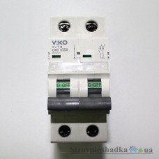 Автоматичний вимикач Viko 4VTB-2C40, 40А, 2P, 4.5kA
