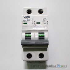Автоматичний вимикач Viko 4VTB-2C63, 63А, 2P, 4.5kA