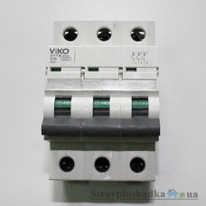 Автоматичний вимикач Viko 4VTB-3C10, 10А, 3P, 4.5kA