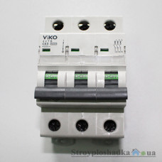 Автоматичний вимикач Viko 4VTB-3C63, 63А, 3P, 4.5kA
