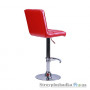 Барний стілець AMF хокер Версаль, 33х40х92-113 см, шкірозам, Перли-4