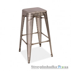 Барний стілець Signal Long, 31х31х76 см, сталь полірована+алюміній