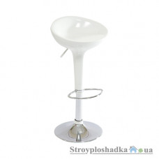 Барный стул Signal А-148, 34х29х68-88 см, пластик, белый