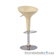Барный стул Signal А-148, 34х29х68-88 см, пластик, кремовый