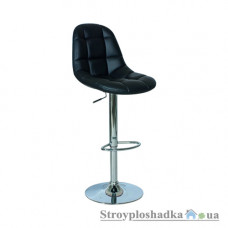 Барний стілець Signal С-198, 45х46х78-117 см, шкірозам, чорний