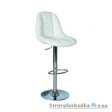 Барний стілець Signal С-198, 45х46х78-117 см, шкірозам, кремовий