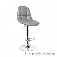 Барний стілець Signal С-198, 45х46х78-117 см, шкірозам, сірий