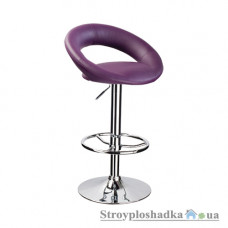 Барний стілець Signal С-300, 33х39х81-102 см, шкірозам, фіолетовий