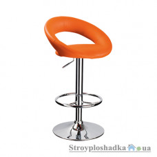 Барний стілець Signal С-300, 33х39х81-102 см, шкірозам, помаранчевий