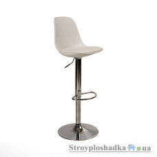 Барний стілець Signal С-303, 40х35х92-114 см, ABS-пластик, білий