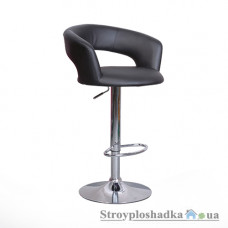 Барний стілець Signal С-328, 36х45х85-106 см, шкірозам, чорний