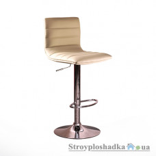 Барний стілець Signal С-331, 38х33х89-110 см, шкірозам, кремовий