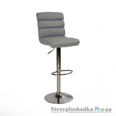Барний стілець Signal С-617, 42х40х99-120 см, шкірозам, сірий