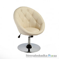 Барний стілець Signal С-881, 68х61х82-92 см, шкірозам, кремовий