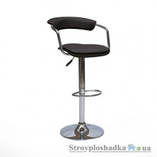 Барный стул Signal С-973, 43х41х84-106 см, кожзам+дерево, черный/венге