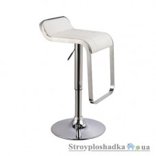 Барний стілець Signal С-621, 35х42х68-90 см, шкірозам, білий