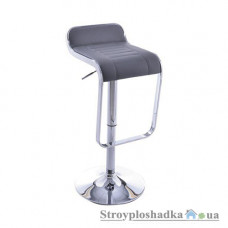 Барний стілець Signal С-621, 35х42х68-90 см, шкірозам, сірий