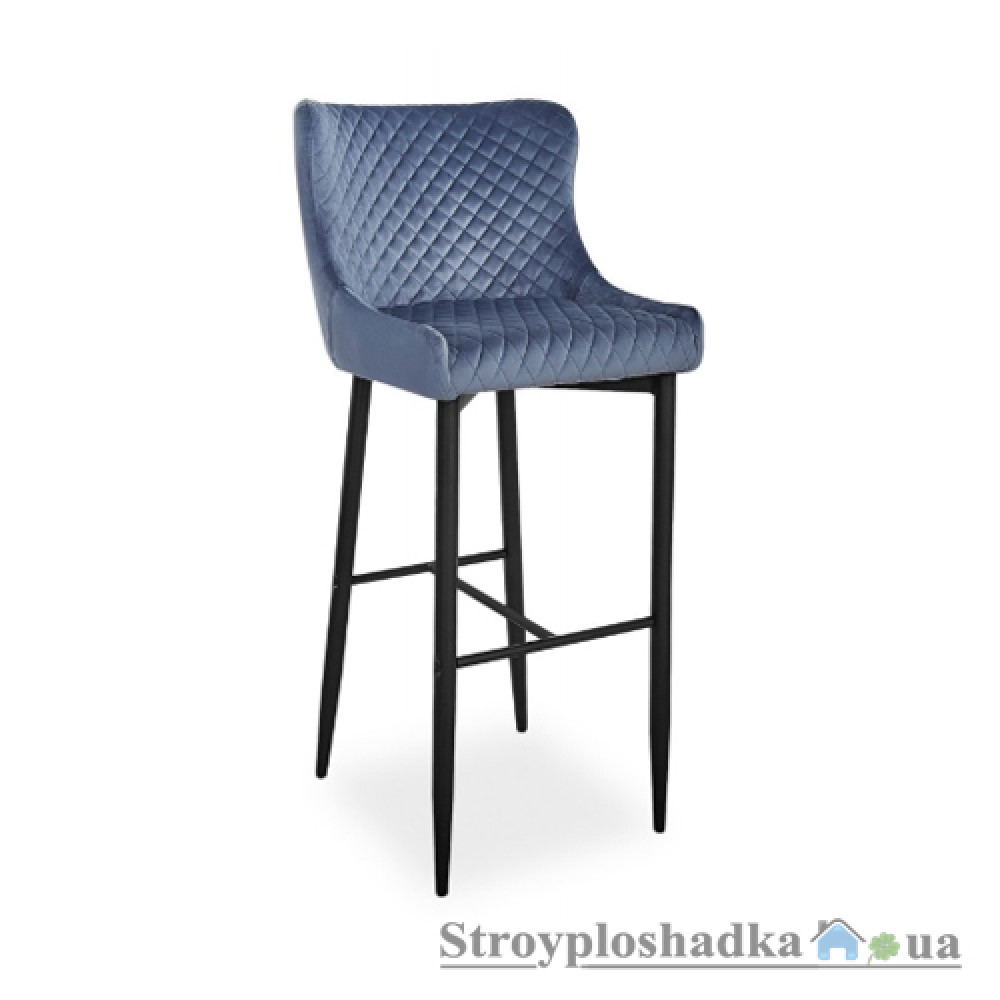 Барный стул Signal Colin B Velvet H-1, 46х42х78-109 см, серый