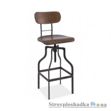 Барный стул Signal Drop, 42х35х68-113 см, темный орех