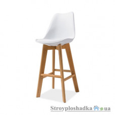 Барный стул Signal Kris H-1, 45х41х76-111 см, белый