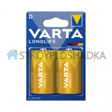 Батарейка Varta LONGLIFE D BLI 2 шт
