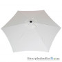 Зонт садовый Time Eco ТЕ-004-270, 270х250 см, полиэстер 180G PE, металл, бежевый