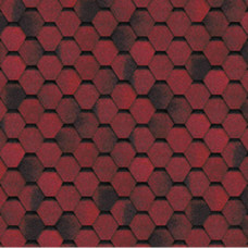 Битумная черепица Технониколь, Tilercat Prima Sonata (Прима Соната), цвет красный, кв.м.