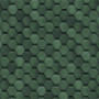 Битумная черепица Технониколь, Tilercat Prima Sonata (Прима Соната), цвет зеленый, кв.м.