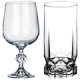 Прозрачные бокалы и стаканы 