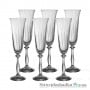 Набор бокалов для шампанского Bohemia Angela Optic B40600, 190 мл, 6 шт./уп.