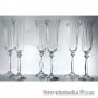 Набор бокалов для шампанского Bohemia Angela Optic B40600, 190 мл, 6 шт./уп.