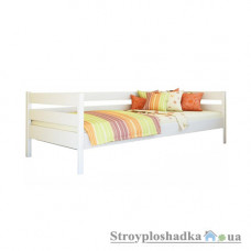Ліжко Естелла Нота, 80х190 см, масив бук, 107 білий