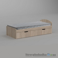 Детская кровать Компанит 90+2, 94.4х204.2 см, ДСП, дуб санома